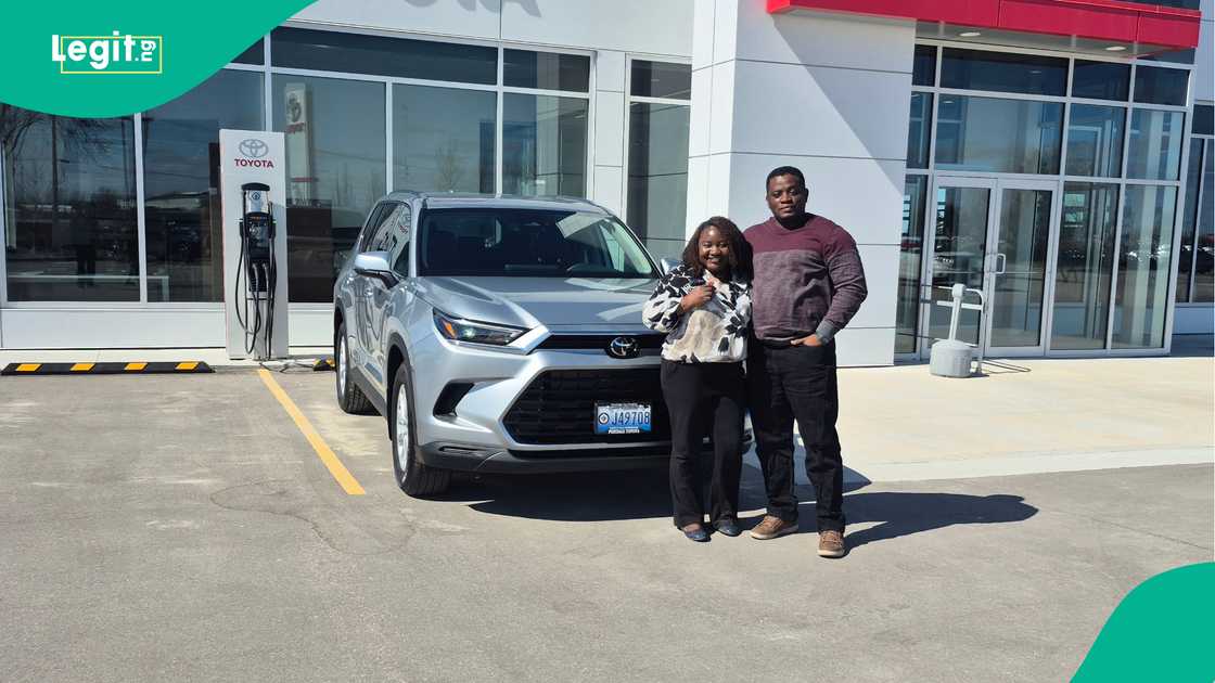 Joy as Nigerian man buys Toyota Grand Highlander 2026 XLE Hybrid one month after he became Canadian citizen