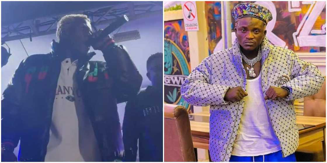 Portable on stage, Portable jumps into crowd Portable on stage, Portable jumps into crowd