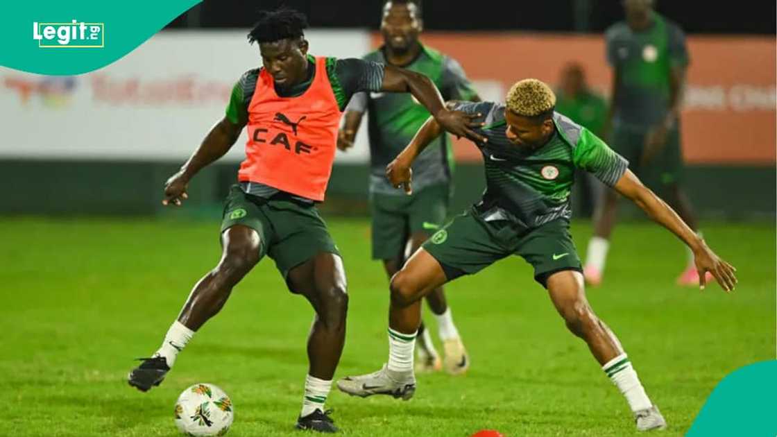 Junior Nduka, Super Eagles, Nigeria, Zanzibar, Tanzania, CHAN 2024. Junior Nduka, Super Eagles, Nigeria, Zanzibar, Tanzania, CHAN 2024.