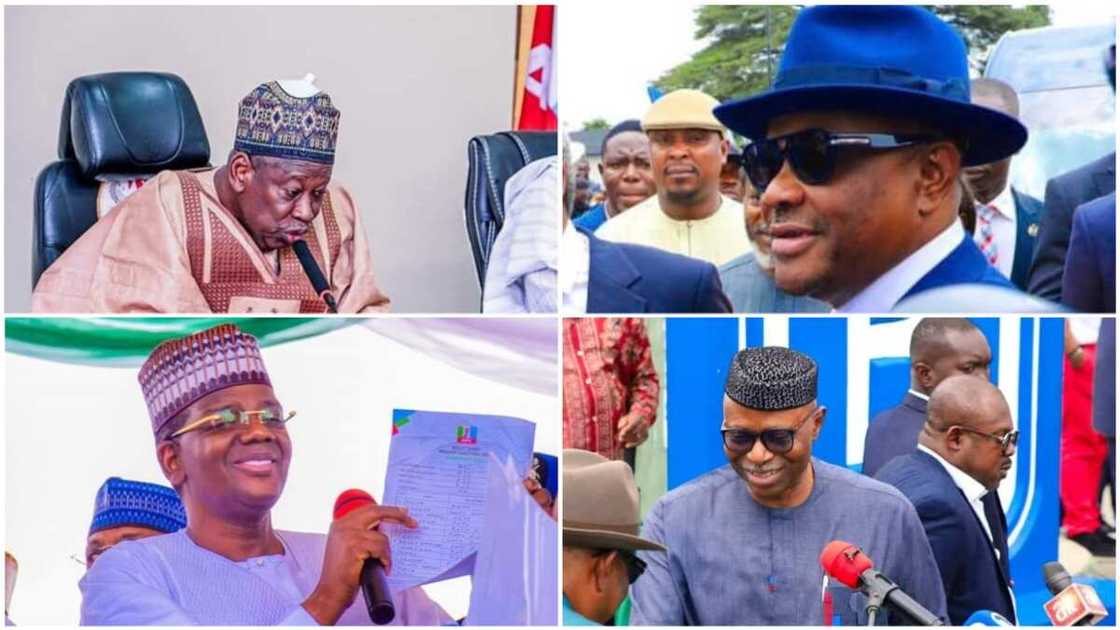 Abdullahi Ganduje/Bello Matawalle/Nyeson Wike/Olusegun Mimiko/Governors who sack monarchs Abdullahi Ganduje/Bello Matawalle/Nyeson Wike/Olusegun Mimiko/Governors who sack monarchs