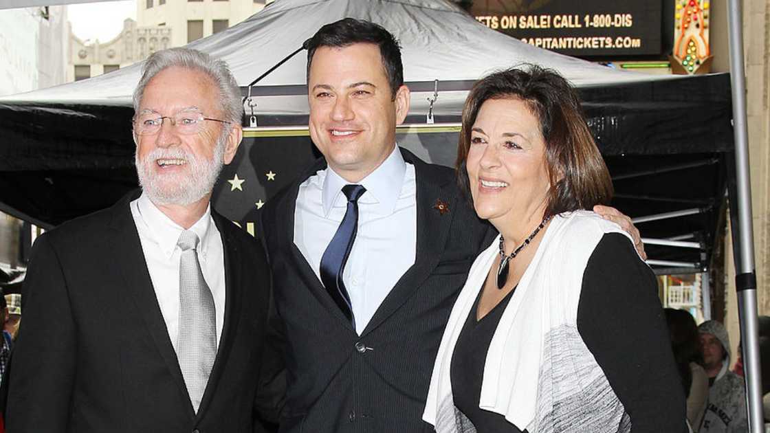 Jimmy Kimmel with his parents in Hollywood, California. Jimmy Kimmel with his parents in Hollywood, California.