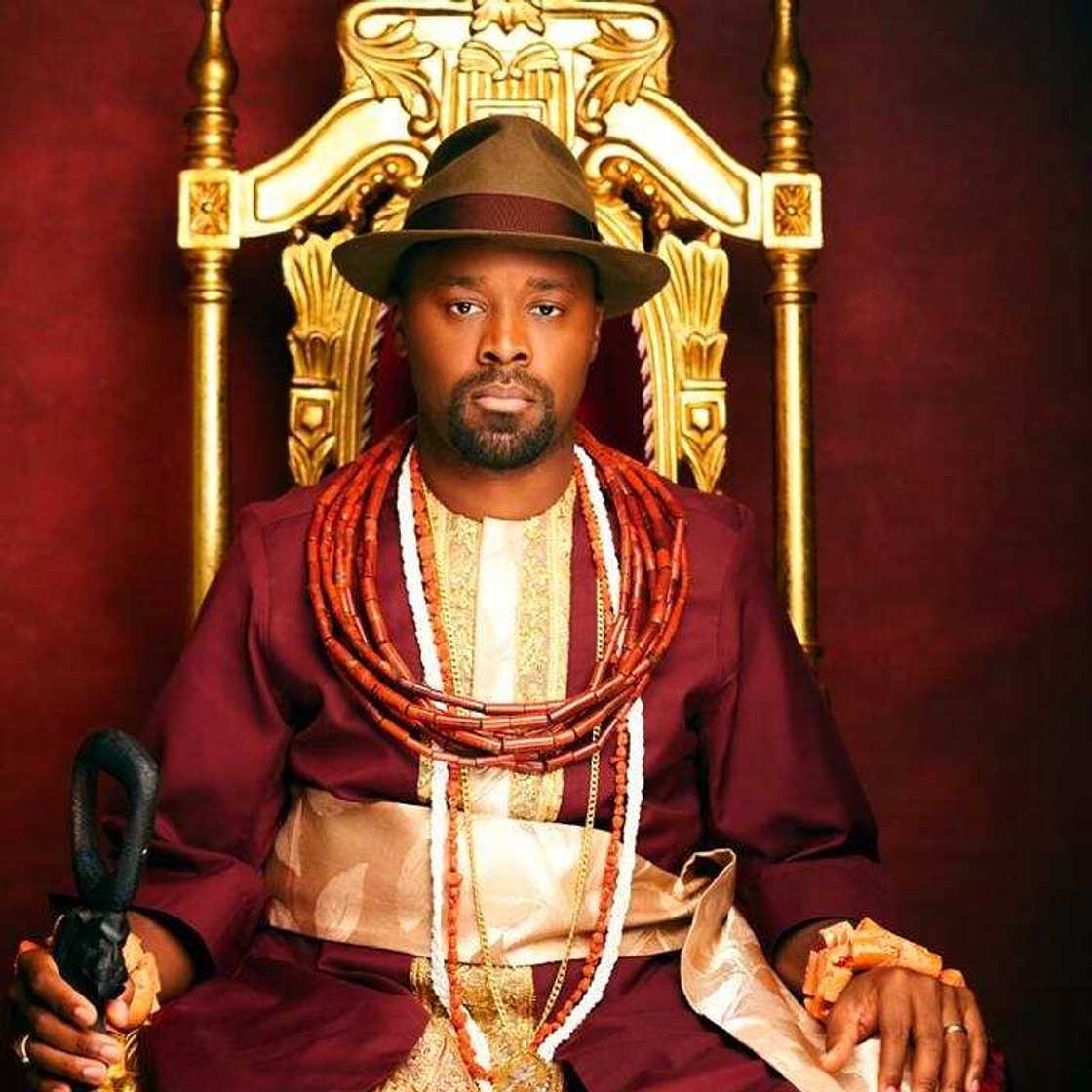 Prince Tsola Emiko on his throne Prince Tsola Emiko on his throne