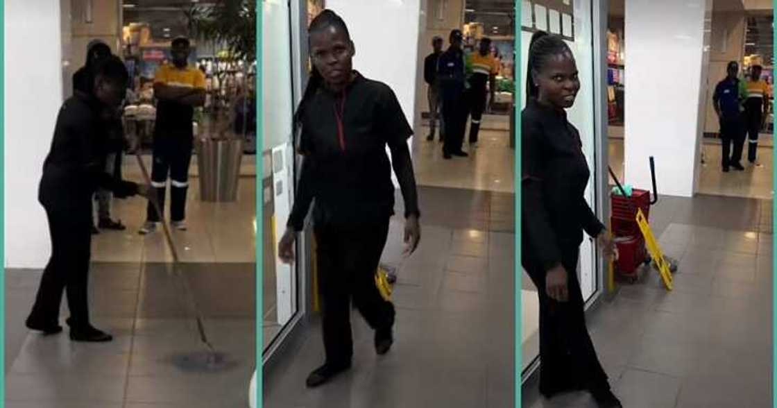 Cleaner on duty rejects cash gift Cleaner on duty rejects cash gift