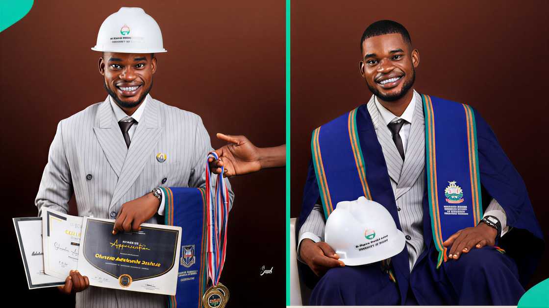 A UI engineering student who was delayed by sickness finally bags degree