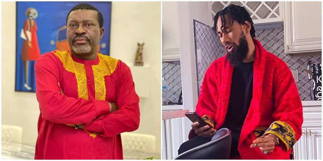 Phyno, Kanyo O. Kanayo hang out. Phyno, Kanyo O. Kanayo hang out.