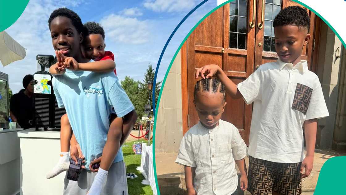 Bolu attends AJ's party. Bolu attends AJ's party.