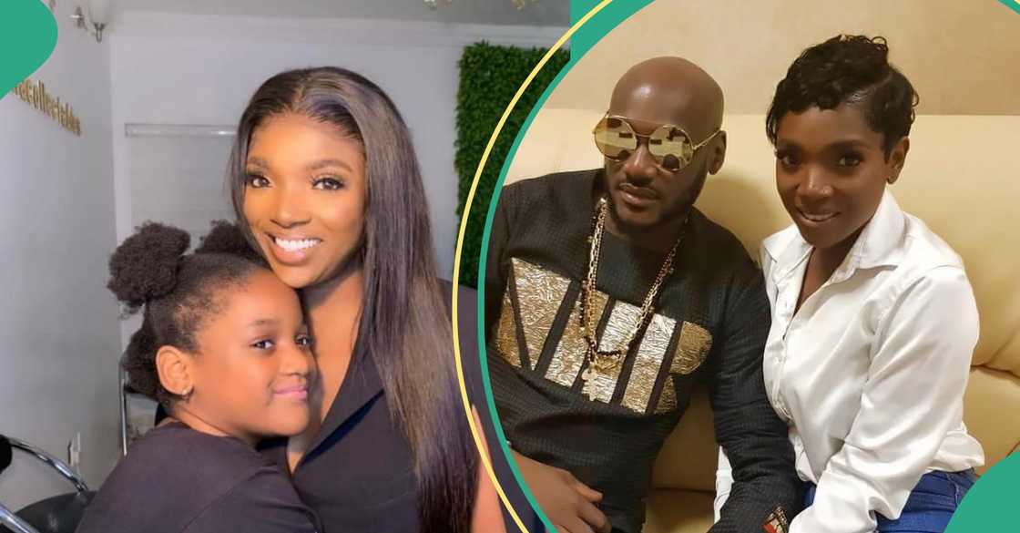 Annie Idibia and daughter Olivia, Annie Idibia and 2baba Annie Idibia and daughter Olivia, Annie Idibia and 2baba