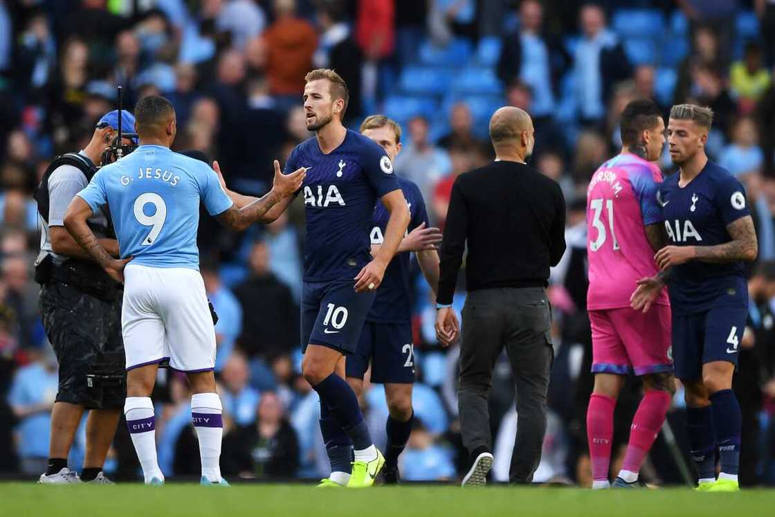 Gabriel Jesus and Kane.