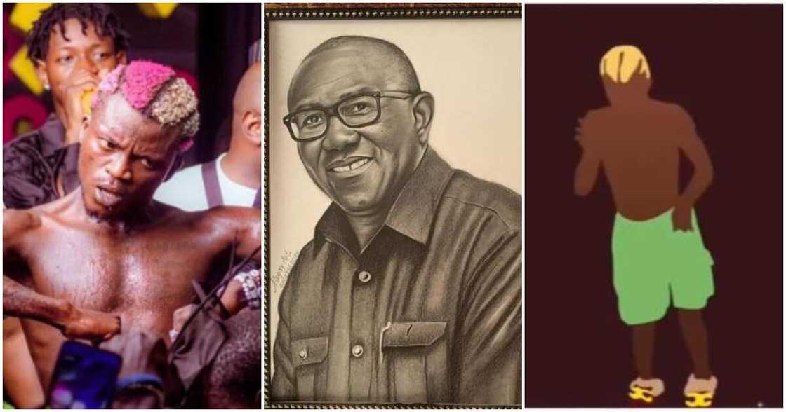 Photos Portable and Peter Obi