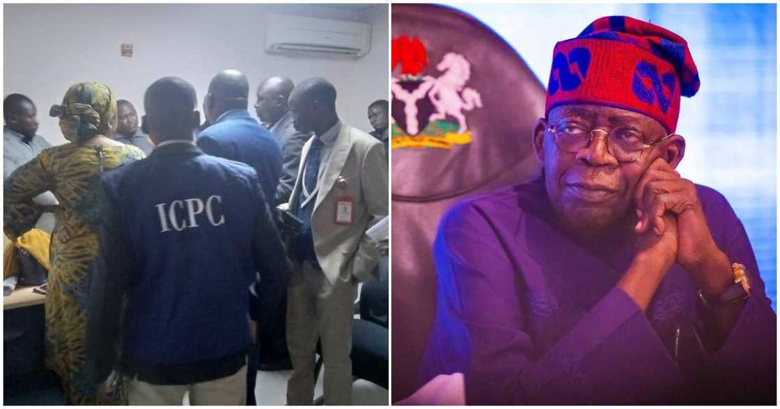Tinubu/ICPC operatives Tinubu/ICPC operatives