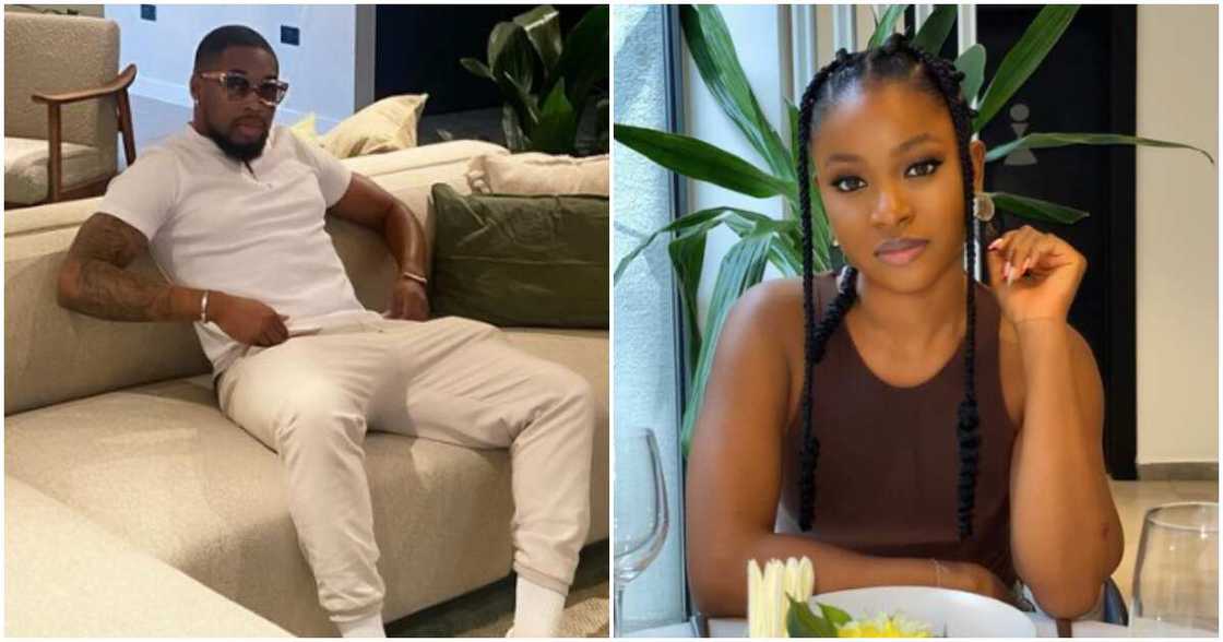 Photos of BBNaija housemate Bella Okagbue and Sheggz Photos of BBNaija housemate Bella Okagbue and Sheggz