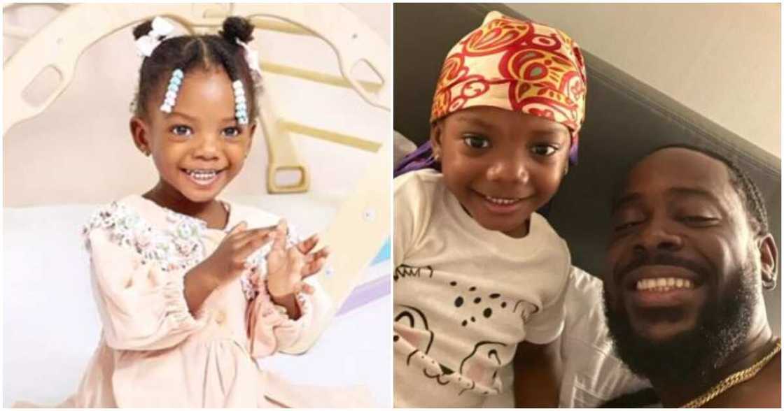 Singers Simi and Adekunle Gold's daughter Deja Singers Simi and Adekunle Gold's daughter Deja