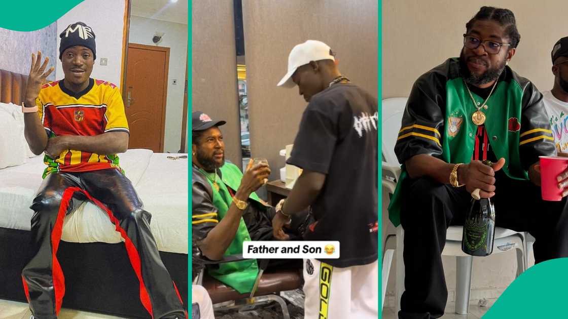 Video of DJ Chicken and Abu Abel sharing a drink goes viral Video of DJ Chicken and Abu Abel sharing a drink goes viral
