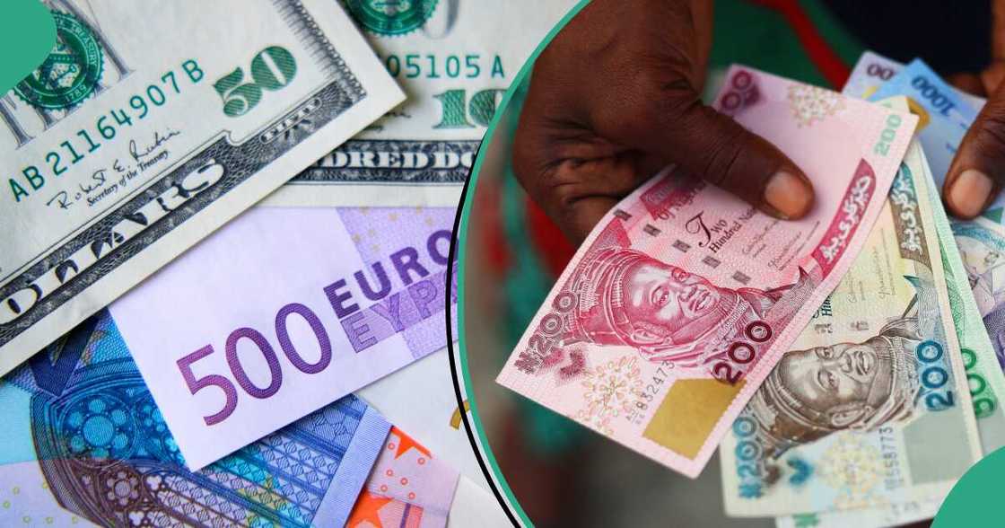 Naira gains against dollar, falls against pound