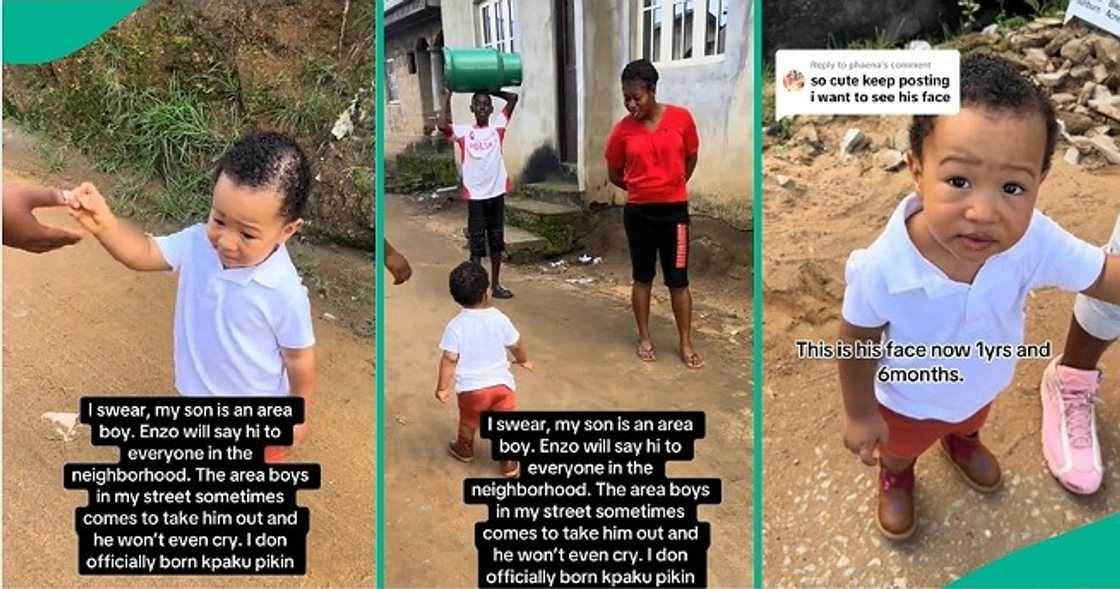 Woman shares video of mixed raced son greeting area boys Woman shares video of mixed raced son greeting area boys