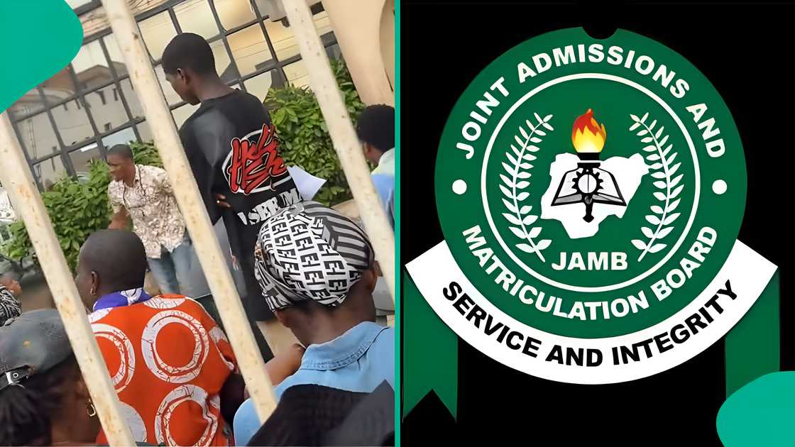 JAMB candidate reportedly stopped from entering hall as video circulates.