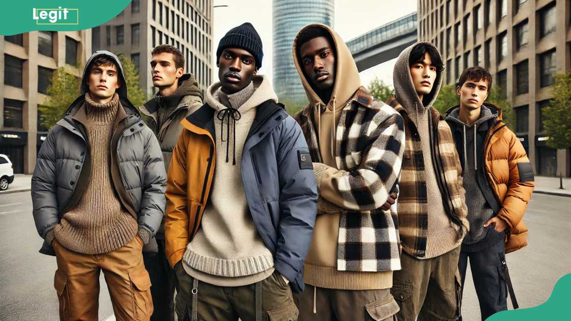Gorpcore upper body fashion featuring waterproof shell jackets Gorpcore upper body fashion featuring waterproof shell jackets
