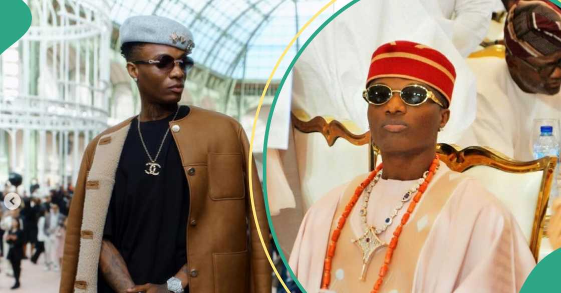 Wizkid in London, Wizkid at mum's burial