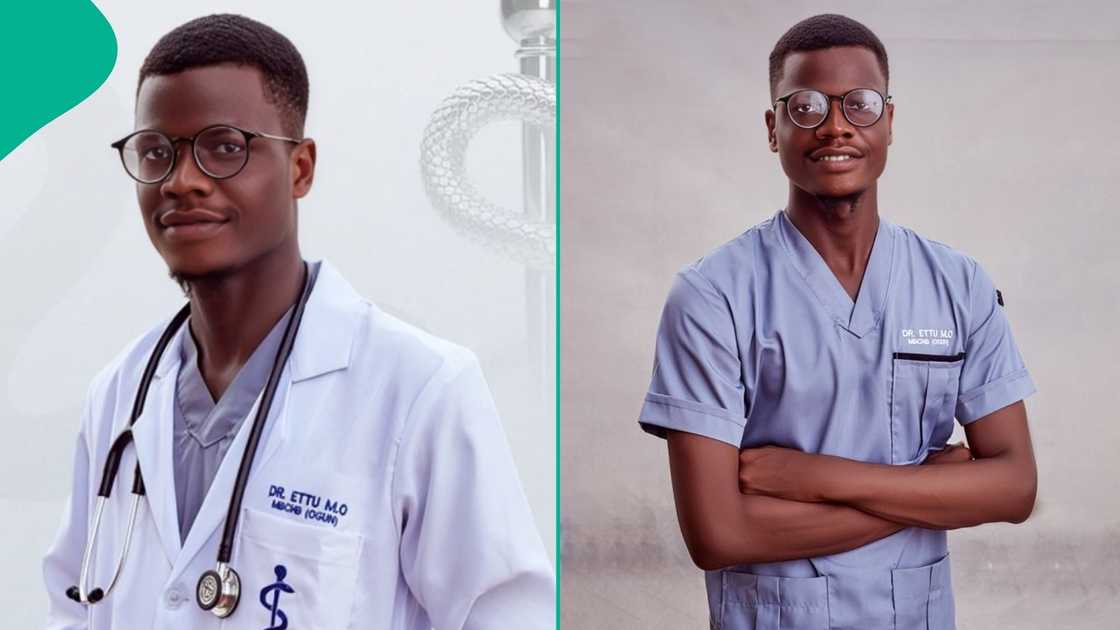 A Nigerian medical doctor/student, Oloruntoba Ettu, bags distinction in 7 courses in OOU OA health sciences