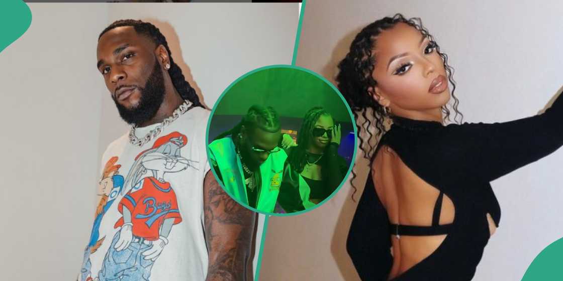 Burna Boy and Chlöe Bailey in Lagos Nigeria