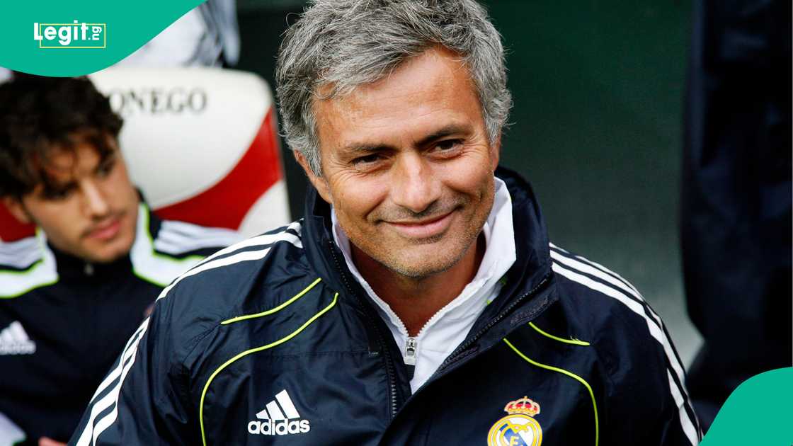 Jose Mourinho during his first spell as a Real Madrid coach. Photo: David R. Anchuelo