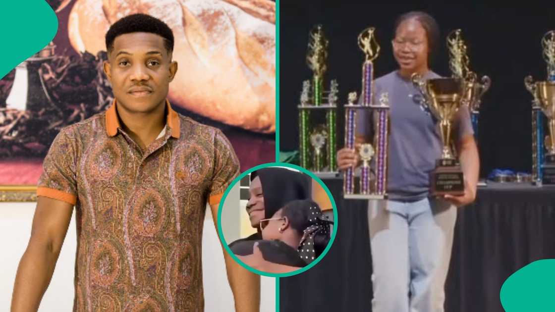 Pastor Jerry Eze has reunited with his daughter, Samara Eze, after her academic victory in the United States.