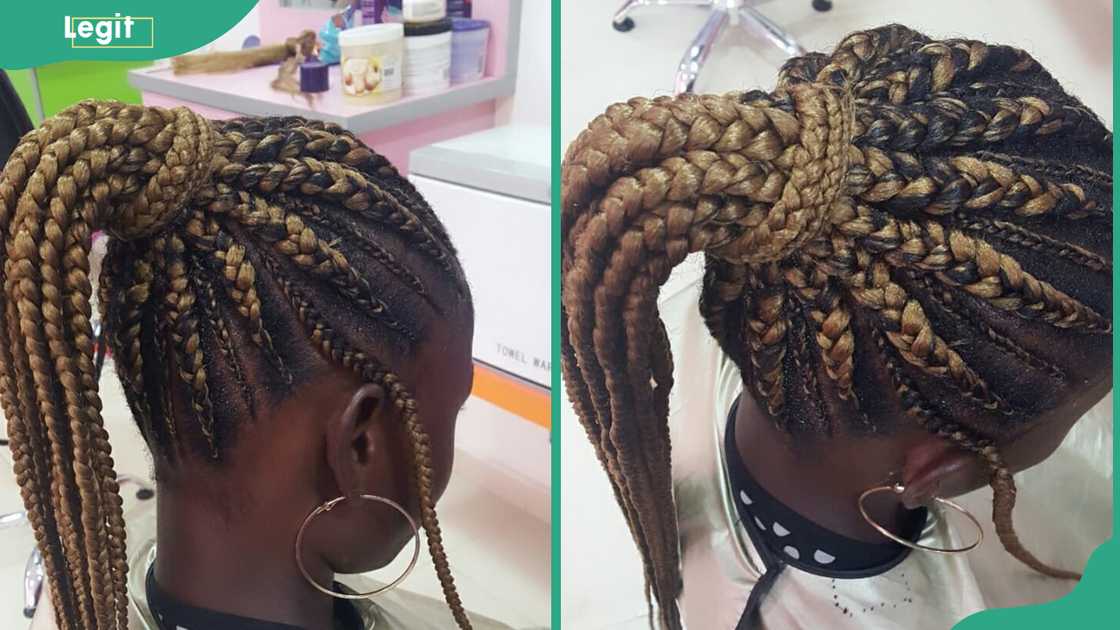 round face shuku ghana weaving styles