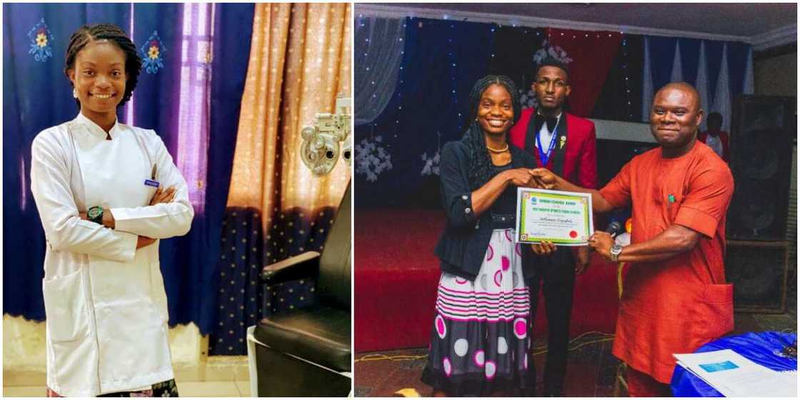 Young Lady Bags Award of the Most Innovative Optometry Student in Nigeria, Wins Cash Prize Young Lady Bags Award of the Most Innovative Optometry Student in Nigeria, Wins Cash Prize