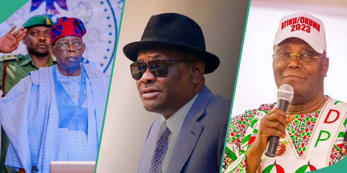 Tinubu, Wike, Atiku Tinubu, Wike, Atiku