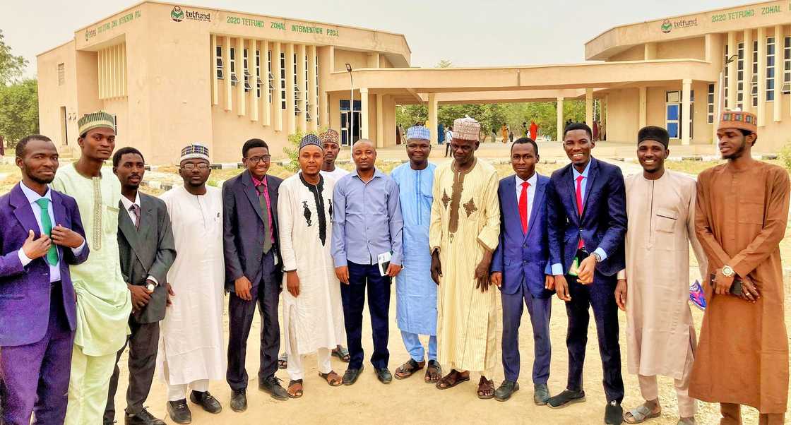 Sule Lamido University students posing for a photo Sule Lamido University students posing for a photo