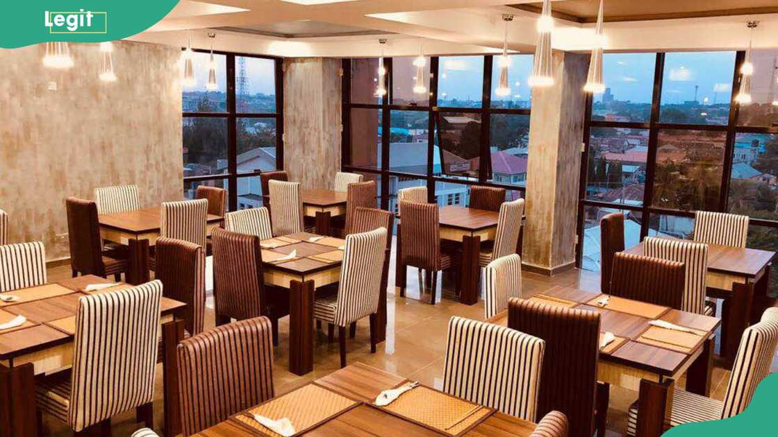 An aerial view of Shifu Restaurant & Lounge dining place