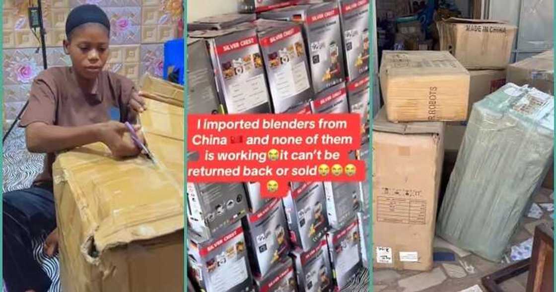 Businesswoman cries out after importing nonfunctional blenders