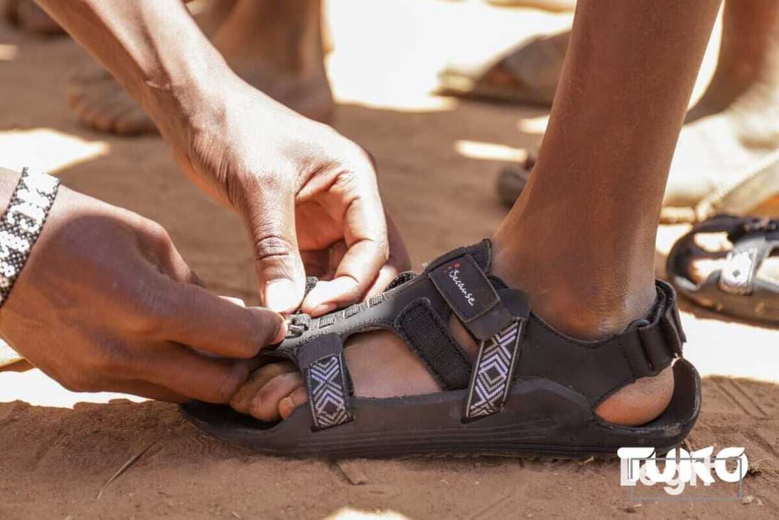 Grace Wanene: Meet ex-model who provides needy pupils with "growing shoes" Grace Wanene: Meet ex-model who provides needy pupils with "growing shoes"