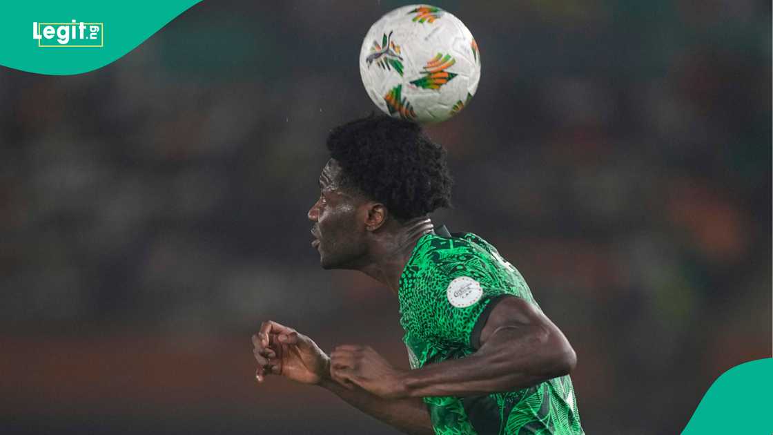 Ola Aina, Super Eagles, Nigeria, Cameroon, AFCON 2023, Stade Felix Houphouet-Boigny, Abidjan, Ivory Coast. Ola Aina, Super Eagles, Nigeria, Cameroon, AFCON 2023, Stade Felix Houphouet-Boigny, Abidjan, Ivory Coast.