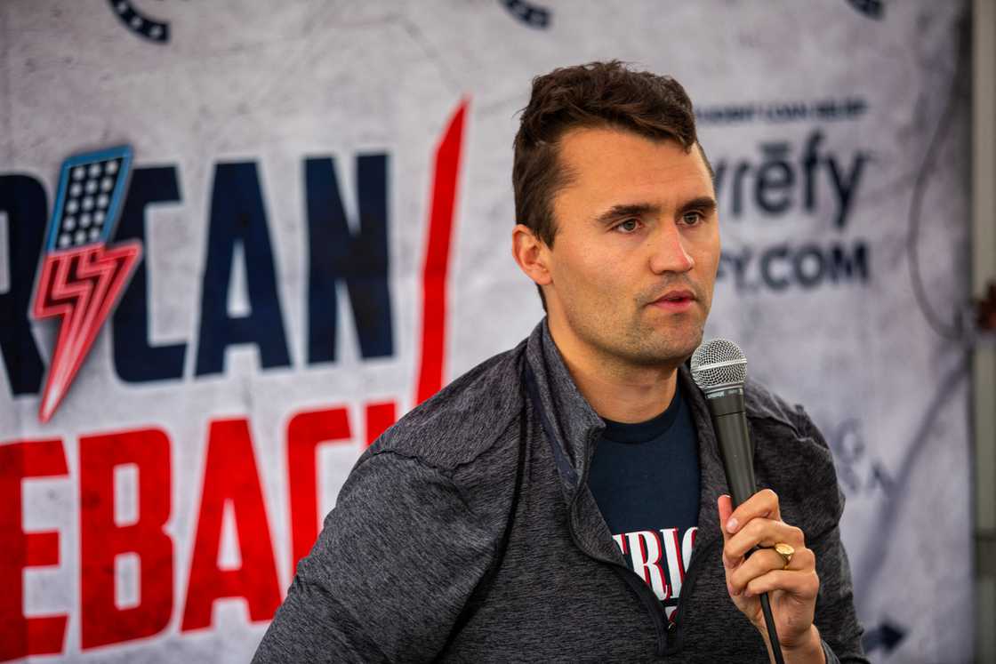Right-wing activist Charlie Kirk debates with CSUN students during his American Comeback tour stop at CSUN in Northridge Right-wing activist Charlie Kirk debates with CSUN students during his American Comeback tour stop at CSUN in Northridge