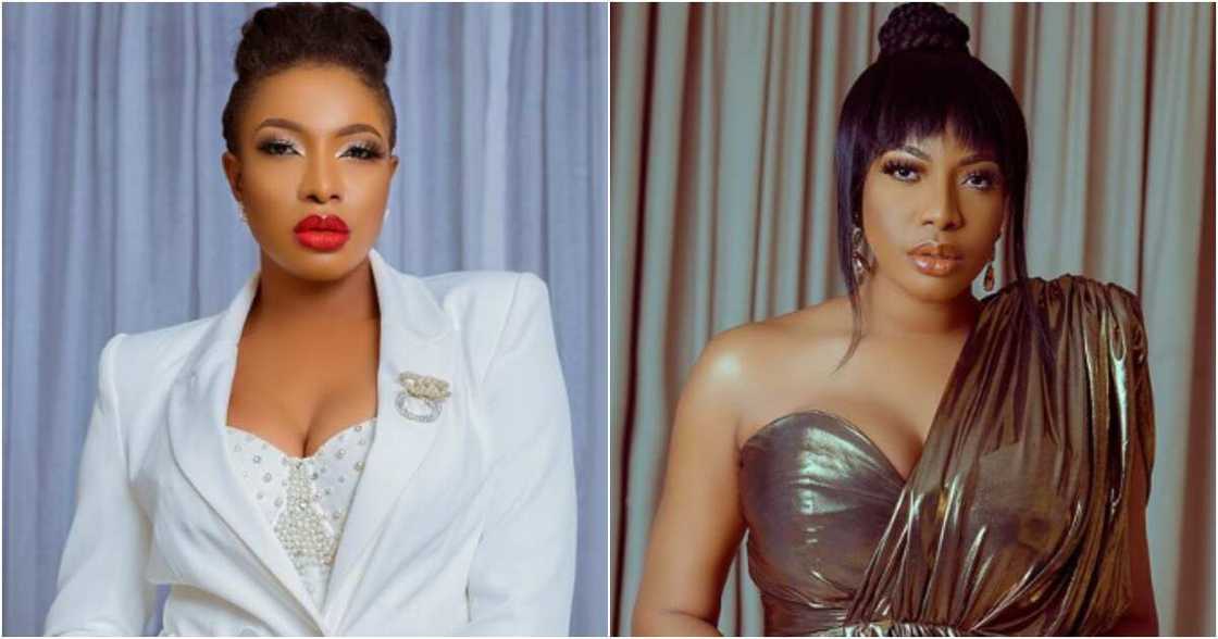 Ned Nwoko shades Chika Ike as he announces Regina Daniels' third pregnancy. Ned Nwoko shades Chika Ike as he announces Regina Daniels' third pregnancy.