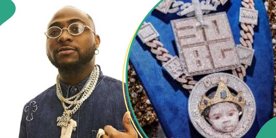 Davido shows off jewelries and what they mean to him. Davido shows off jewelries and what they mean to him.