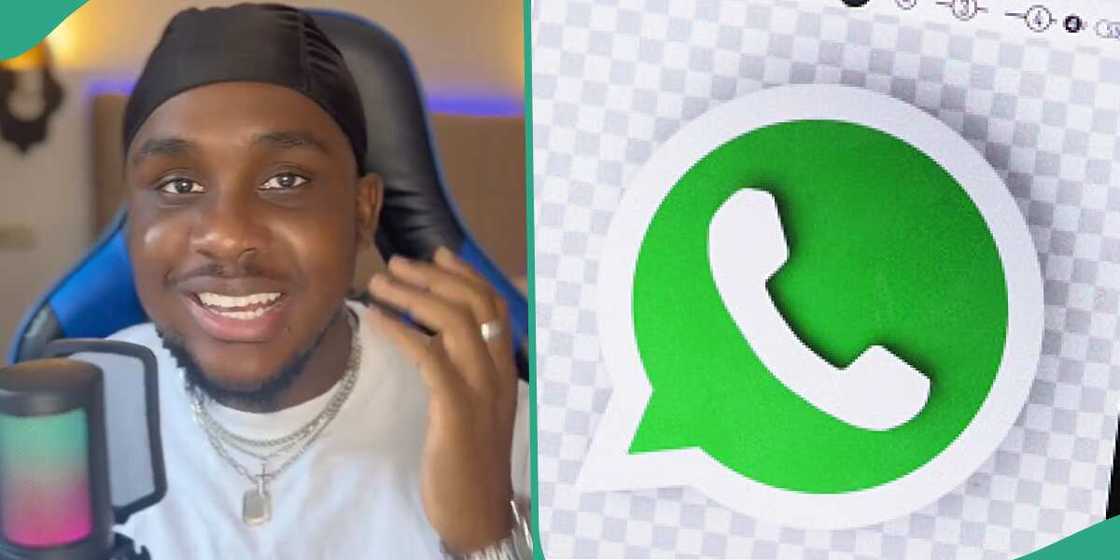 Man shares information about WhatsApp read receipt. Man shares information about WhatsApp read receipt.