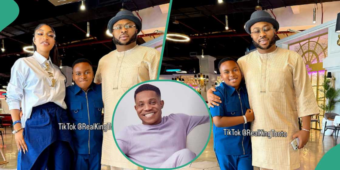 Tonto Dikeh’s son meets his father Olakunle Churchill for the first time in years Tonto Dikeh’s son meets his father Olakunle Churchill for the first time in years