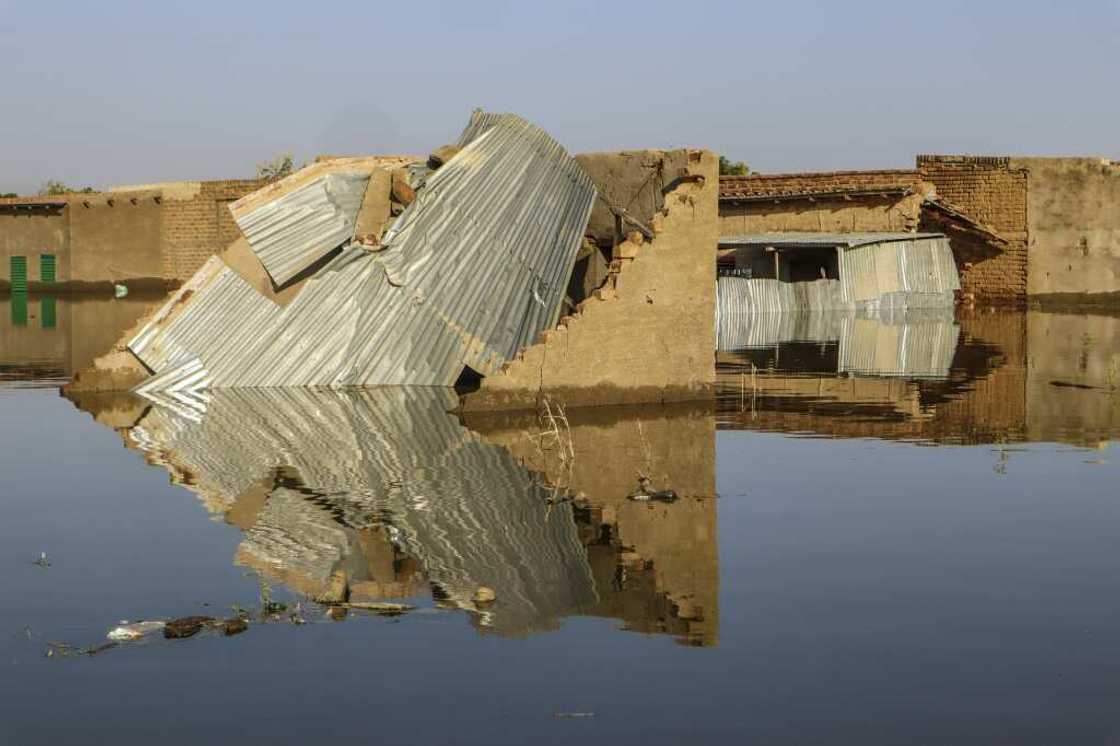 The Chari River in the Chadian capital N'Djamena rose five metres, sweeping aside makeshift flood defences The Chari River in the Chadian capital N'Djamena rose five metres, sweeping aside makeshift flood defences