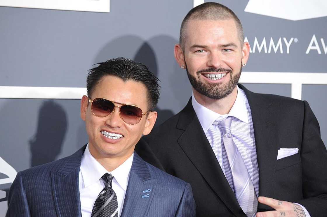 Rapper Paul Wall with Johnny Dang