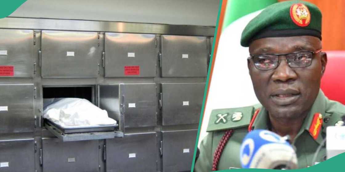 Rundunar soji ta koka kan matsalar rubewar gawarwaki kan wani dalili Rundunar soji ta koka kan matsalar rubewar gawarwaki kan wani dalili