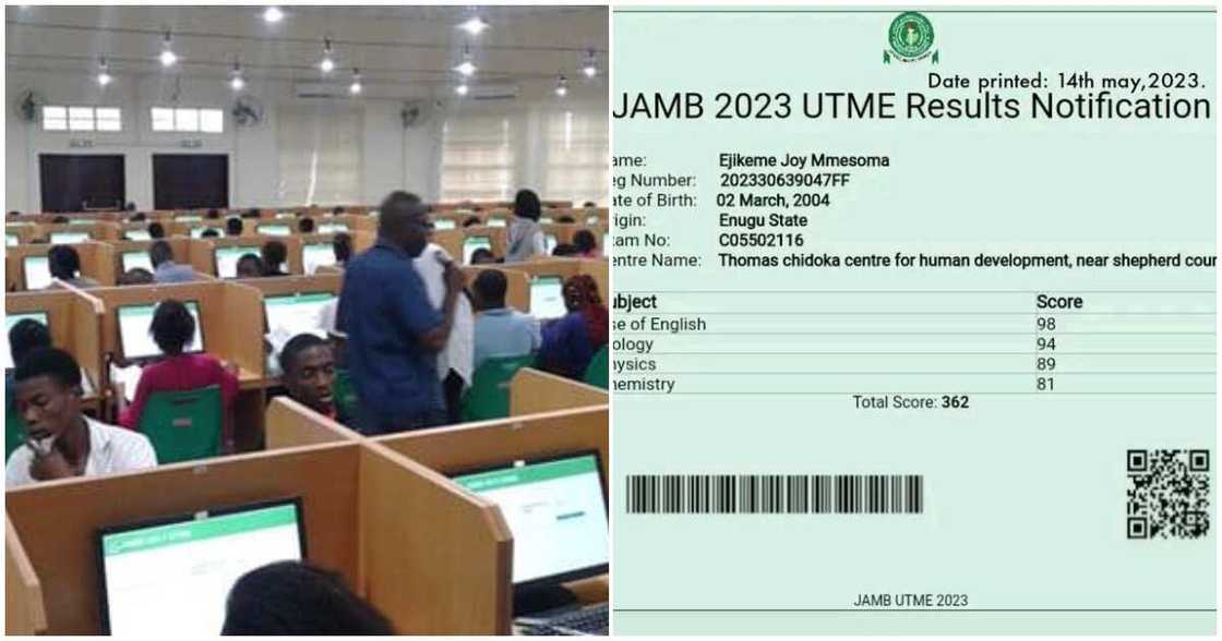 Ejikeme's fake UTME result/ Mmesoma Ejikeme/ Fake UTME results/ Fake UTME top scorer Ejikeme's fake UTME result/ Mmesoma Ejikeme/ Fake UTME results/ Fake UTME top scorer