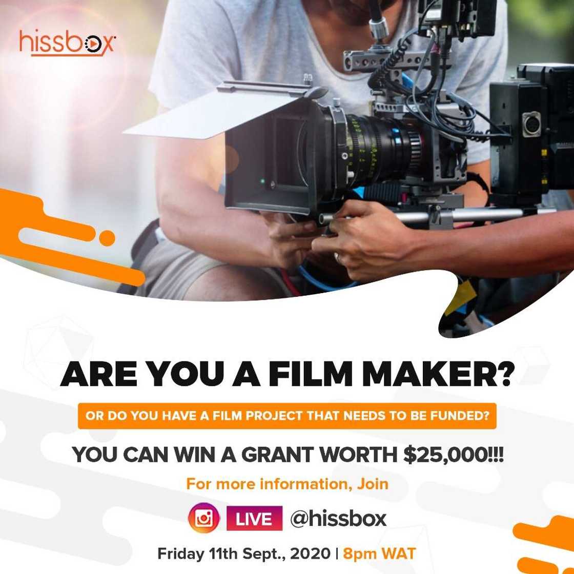 Streaming service Hissbox launches with a grant of $25,000 for young filmmakers Streaming service Hissbox launches with a grant of $25,000 for young filmmakers