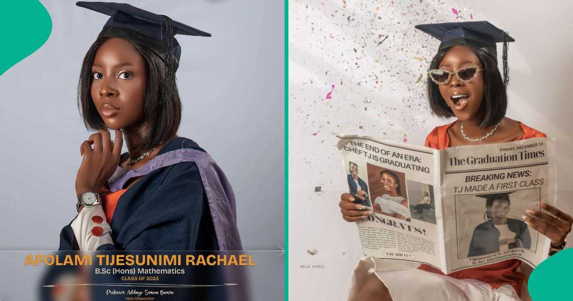 Lady graduates from OAU with first class degree in Mathematics Lady graduates from OAU with first class degree in Mathematics