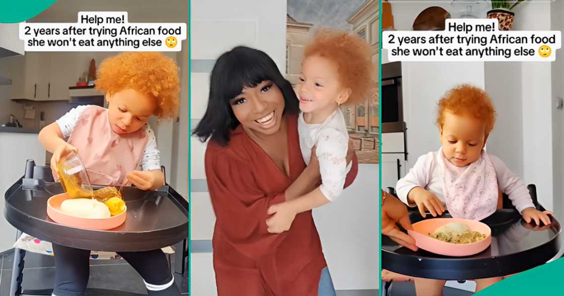Abroad-based Nigerian Mum Says Her Child Prefers Eating Only Fufu and Soup, Video Trends Abroad-based Nigerian Mum Says Her Child Prefers Eating Only Fufu and Soup, Video Trends