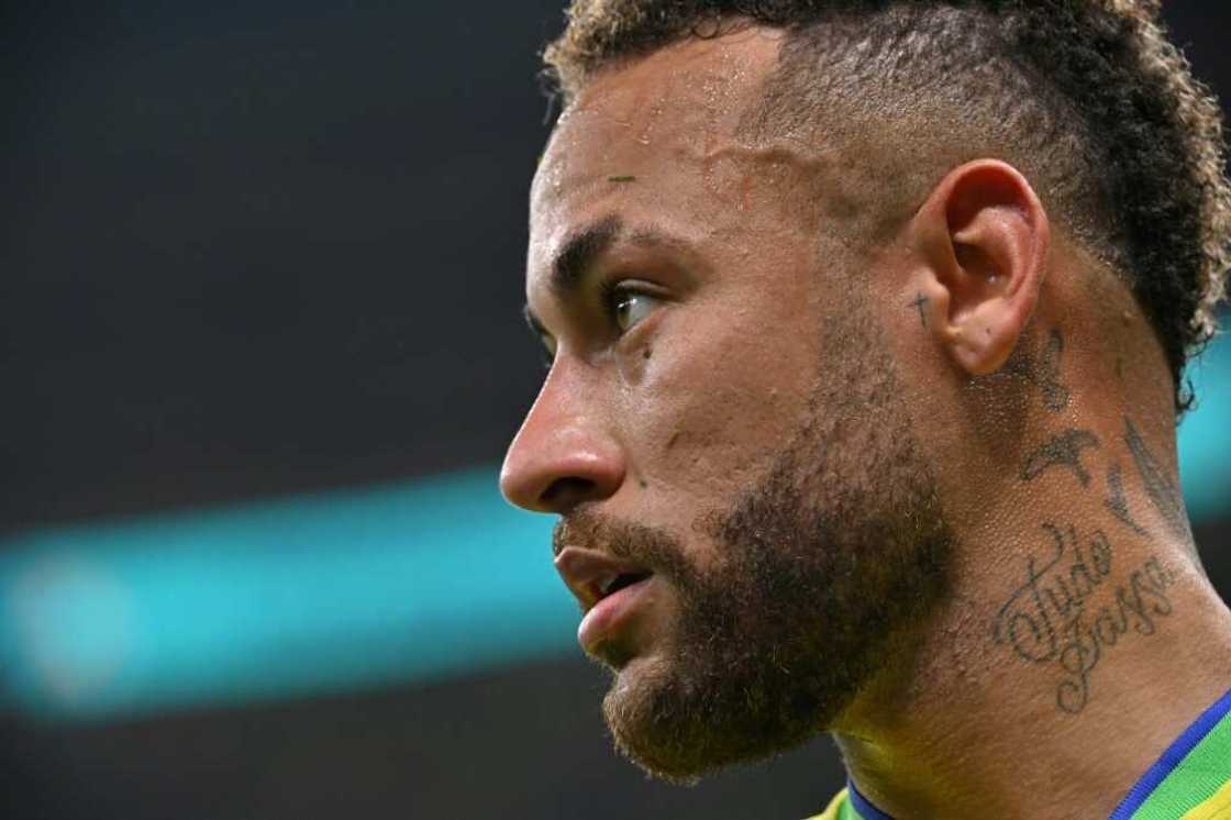 Brazil's forward Neymar, seen here at the Qatar 2022 World Cup, is an ardent supporter of outgoing rightwing President Jair Bolsonaro Brazil's forward Neymar, seen here at the Qatar 2022 World Cup, is an ardent supporter of outgoing rightwing President Jair Bolsonaro