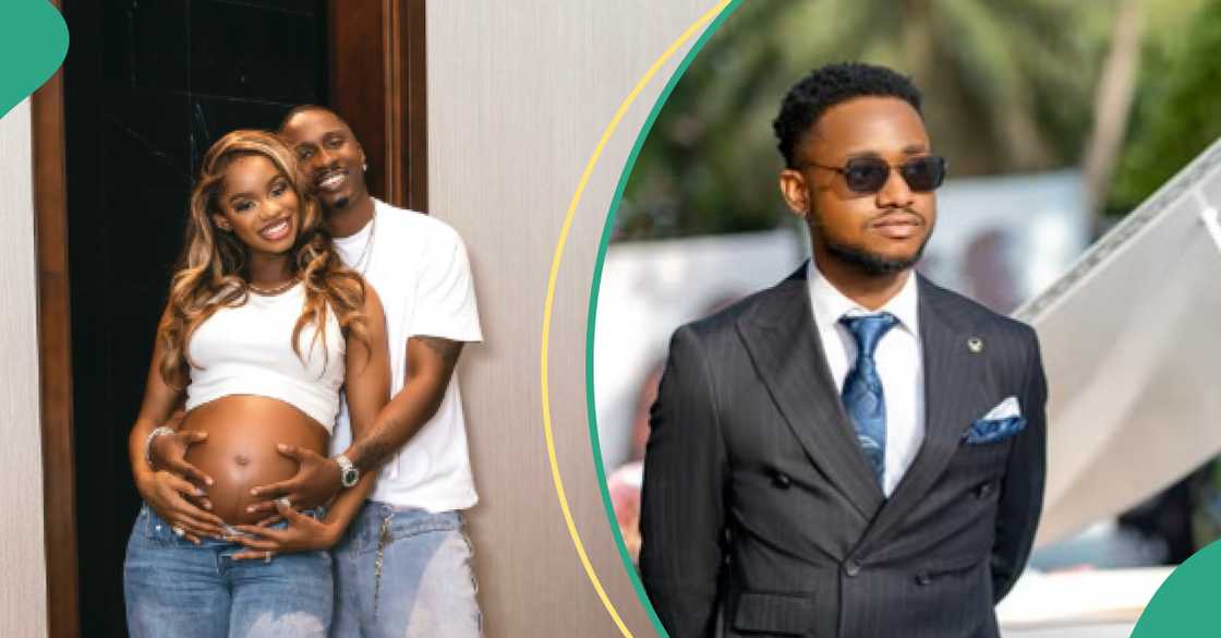 Priscilla Ojo’s elder brother Festus reacts with excitement to news of her pregnancy.