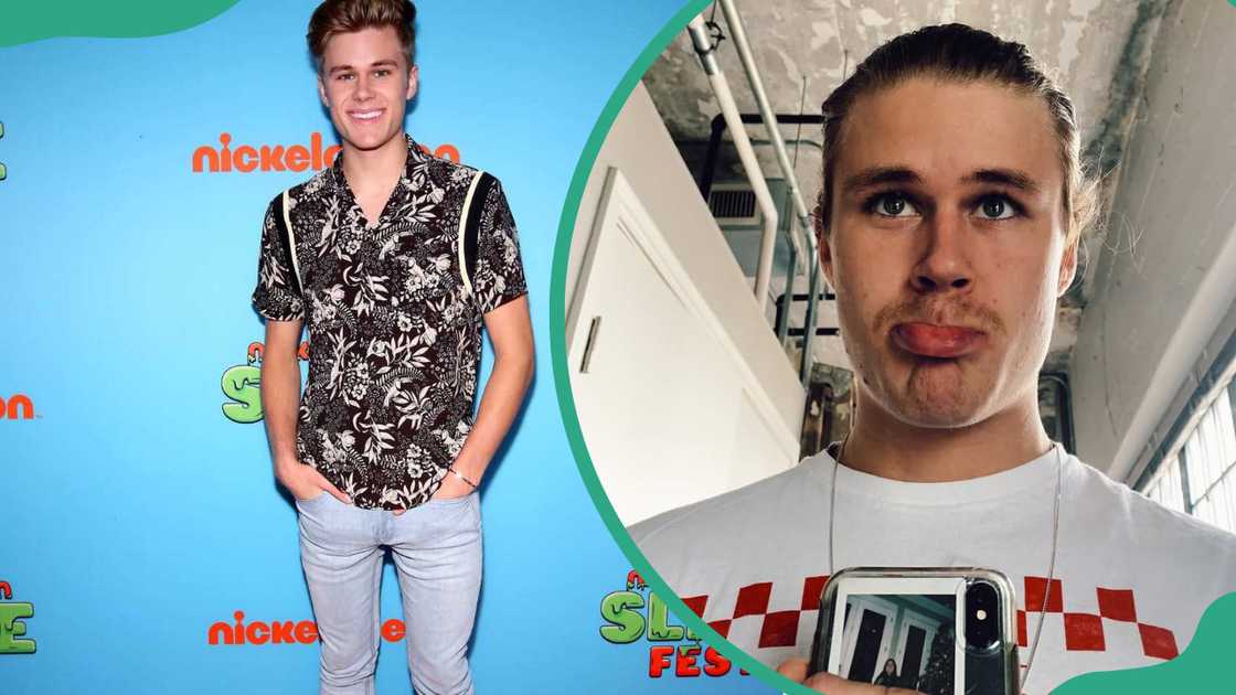 Owen Joyner posing for photos. Owen Joyner posing for photos.