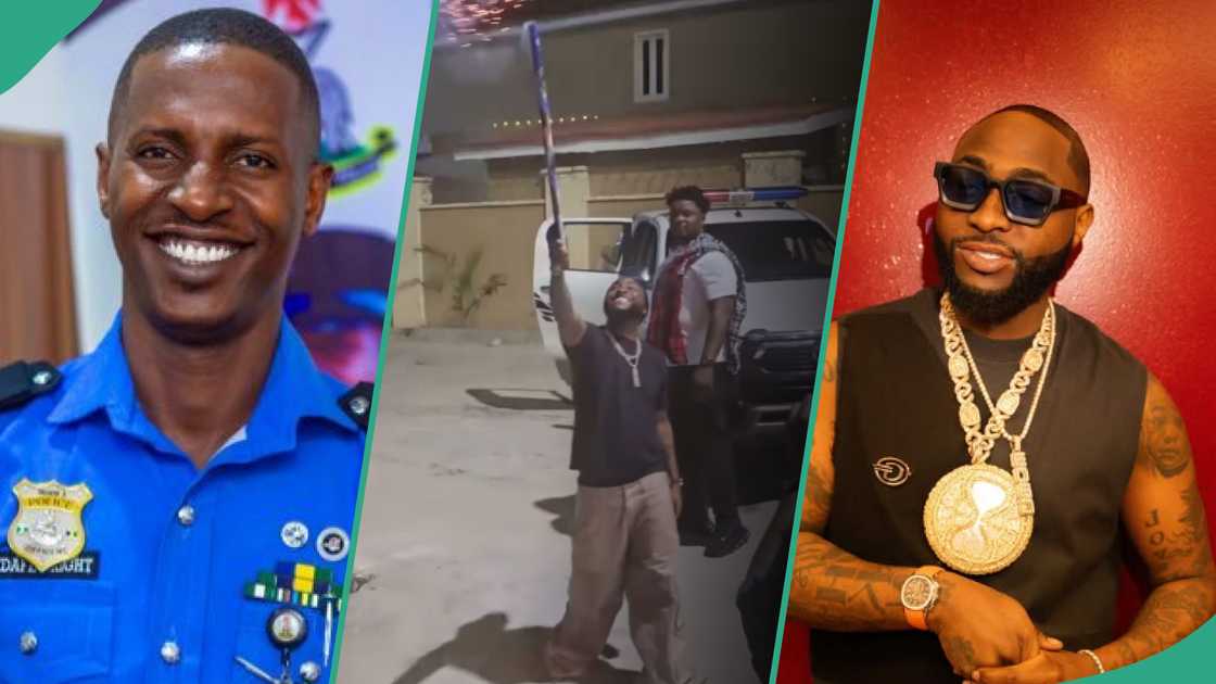 Christmas: Police PRO reacts to video of Davido throwing fireworks.